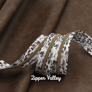 Leopard | Nylon Coil Zipper | Size 5 (3 Yards) - Emmaline Bags Inc. - Bag Zippers