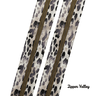 Leopard | Nylon Coil Zipper | Size 5 (3 Yards) - Emmaline Bags Inc. - Bag Zippers