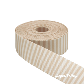 Life in the Beige Lane | Zipper Valley Printed Webbing (6 Yards) | 1 ½" Wide (38 mm) - Emmaline Bags Inc. - Straps & Handles
