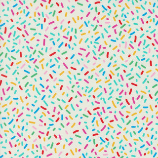 Life is better with Sprinkles - in CREAM // Snack Shack (1/4 yard) - Emmaline Bags Inc.