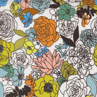 Love Dove Hidden Facet Florals | True To Hue by Alli K Design (1/4 Yard) - Emmaline Bags Inc. - Fabric