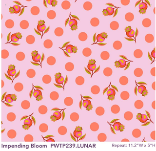 Lunar Impending Bloom // Untamed by Tula Pink (1/4 yard) - Emmaline Bags Inc.