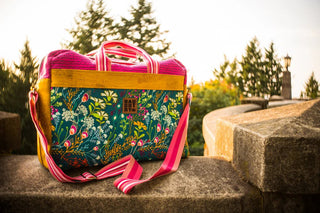 Lupin Messenger Bag by Blue Calla (Printed Paper Pattern) - Emmaline Bags Inc.