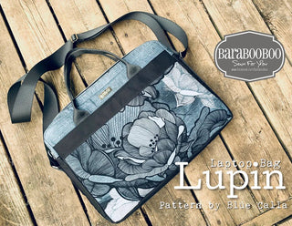 Lupin Messenger Bag by Blue Calla (Printed Paper Pattern) - Emmaline Bags Inc.