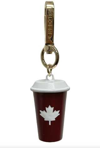 Maple Leaf Coffee Cup | Bag & Key Charm - Emmaline Bags Inc.-Sewing Supplies & Notions