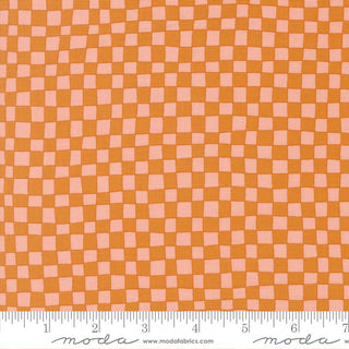 Marmalade Checkerboard | True To Hue by Alli K Design (1/4 Yard) - Emmaline Bags Inc. - Fabric