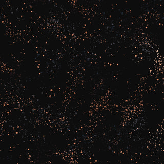 Metallic Black (Canvas) | Speckled Canvas by Ruby Star Society (1/4 Yard) - Emmaline Bags Inc. - Fabric
