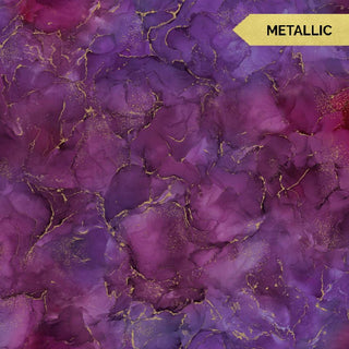 Metallic \\ Plum // Midas for Northcott (1/4 yard) - Emmaline Bags Inc.