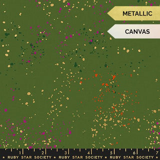 Metallic Sarah (Canvas) | Speckled Canvas by Ruby Star Society (1/4 Yard) - Emmaline Bags Inc. - Fabric