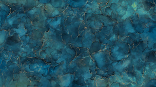 Metallic \\ Teal // Midas for Northcott (1/4 yard) - Emmaline Bags Inc.