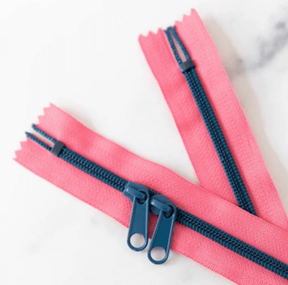 Miami | 30" Nylon Coil Zipper | *Size #5* with Two Pulls - Emmaline Bags Inc.-Bag Zippers