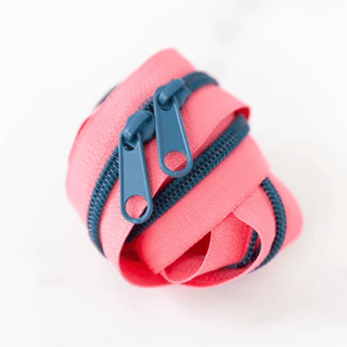 Miami | 30" Nylon Coil Zipper | *Size #5* with Two Pulls - Emmaline Bags Inc.-Bag Zippers