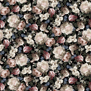 Midnight Floral // Art of Midnight for Studio e (1/4 yard) - Emmaline Bags Inc.