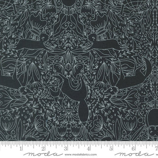 Midnight Frolic // Wonderland Wonder by Gingiber (1/4 yard) - Emmaline Bags Inc.