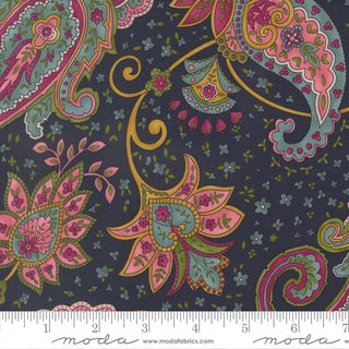 Midnight Posh Paisleys | Chelsea Garden by Moda (1/4 Yard) - Emmaline Bags Inc. - Fabric