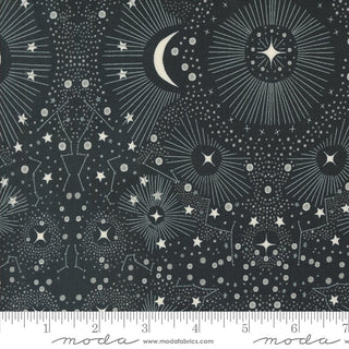 Midnight Starshine // Wonderland Wonder by Gingiber (1/4 yard) - Emmaline Bags Inc.