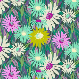 Midnight Unchained | Daisy Crush for FIGO (¼ Yard) - Emmaline Bags Inc. - Fabric