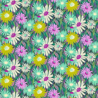 Midnight Unchained | Daisy Crush for FIGO (¼ Yard) - Emmaline Bags Inc. - Fabric