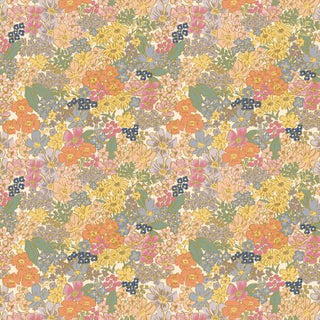 Mimi Blush // METALLIC // English Rose by Rifle Paper Co. (1/4 yard) - Emmaline Bags Inc.