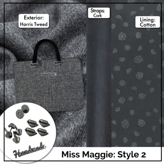 Miss Maggie's Handbag Kit - 'Harris Tweed' - Emmaline Bags Inc.