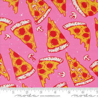 Mystic Pizza - in PINK // Snack Shack (1/4 yard) - Emmaline Bags Inc.