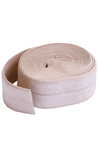 Natural | Fold Over Elastic | ¾" (20 mm) (2 Yard Package) - Emmaline Bags Inc.-Sewing Supplies & Notions