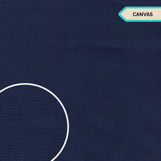 Navy | 12 oz. Duck Canvas (¼ Yard; 58" Wide) - Emmaline Bags Inc.-Fabric