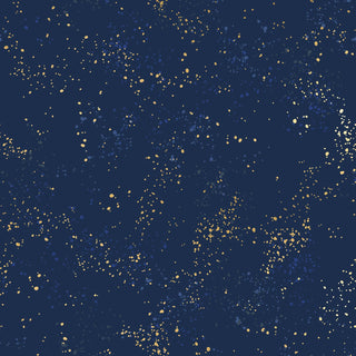 Navy (Metallic) | Speckled by Ruby Star Society (1/4 Yard) - Emmaline Bags Inc. - Fabric