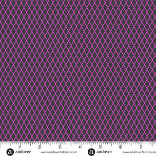 Neon Fishnet | Prismatic by Libs Elliott (¼ Yard) - Emmaline Bags Inc.-Fabric