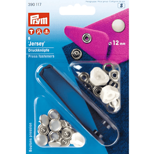 Non - sew Fasteners/Snaps (12mm; Pearl Cap) - Emmaline Bags Inc.