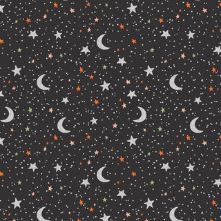 October Night in Black // Halloween by Rifle Paper Co (1/4 yard) - Emmaline Bags Inc.