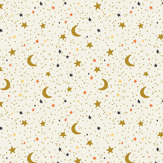 October Night in Cream // Halloween by Rifle Paper Co (1/4 yard) - Emmaline Bags Inc.