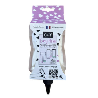 Odif Easy Hem - Squeeze Pouch - Permanent Fusible Adhesive - 2.12 oz - Emmaline Bags Inc.