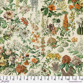 Orange Botanical // Tim Holtz Eclectic Elements - Palette - (1/4 yard) - Emmaline Bags Inc.