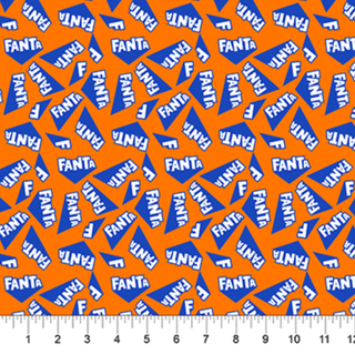 Orange Fanta | Coca-Cola® Core for Northcott (¼ Yard) - Emmaline Bags Inc.-Fabric