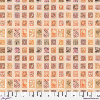 Orange Stamps // Tim Holtz Eclectic Elements - Palette - (1/4 yard) - Emmaline Bags Inc.