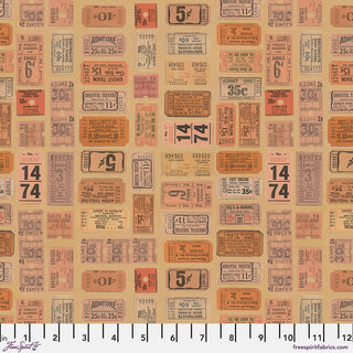 Orange Tickets // Tim Holtz Eclectic Elements - Palette - (1/4 yard) (Copy) - Emmaline Bags Inc.