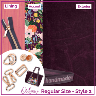 Oxbow Tote - Regular - Complete Bag Making Kit - Emmaline Bags Inc. - Bag Kit