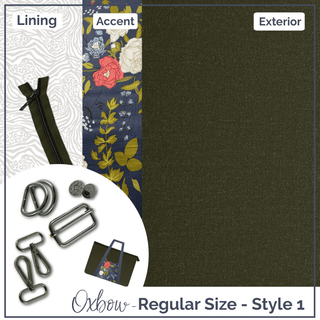 Oxbow Tote - Regular - Complete Bag Making Kit - Emmaline Bags Inc. - Bag Kit