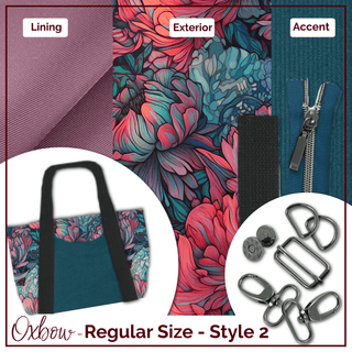 Oxbow Tote - Regular - Complete Bag Making Kit - Emmaline Bags Inc.