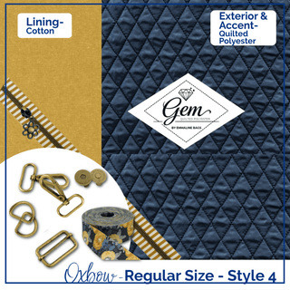 Oxbow Tote - Regular - Complete Bag Making Kit - Emmaline Bags Inc. - Bag Kit