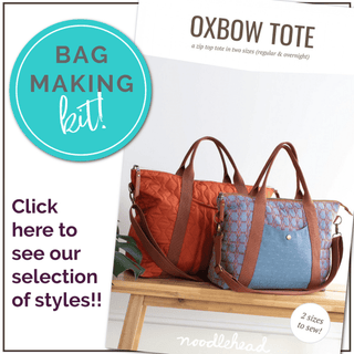 Oxbow Tote - Regular - Complete Bag Making Kit - Emmaline Bags Inc.