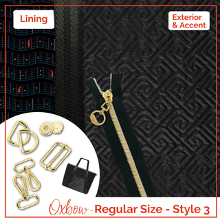 Oxbow Tote - Regular - Complete Bag Making Kit - Emmaline Bags Inc. - Bag Kit