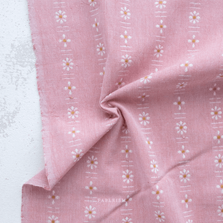 Pansy Pink | Forest Forage Daisies by Fableism Supply Co. (¼ Yard) - Emmaline Bags Inc.-Fabric