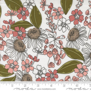 Paper Garden Bouquet // Botany by Alli K Design (1/4 yard) - Emmaline Bags Inc.