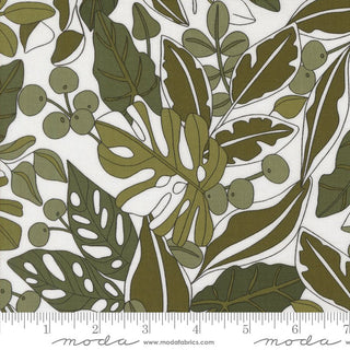 Paper Greenery // Botany by Alli K Design (1/4 yard) - Emmaline Bags Inc.