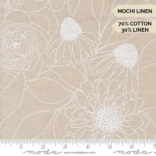 Paper Mochi Linen // Botany by Alli K Design (1/4 yard) - Emmaline Bags Inc.