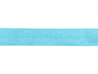 Parrot Blue | Fold Over Elastic | ¾" (20 mm) (2 Yard Package) - Emmaline Bags Inc.-Sewing Supplies & Notions