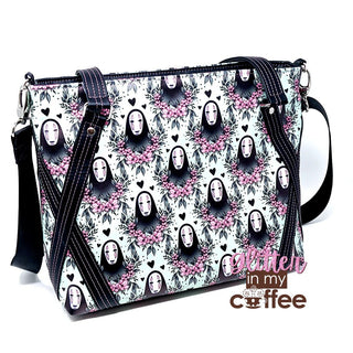 Passion Flower Tote by Blue Calla (Printed Paper Pattern) - Emmaline Bags Inc.