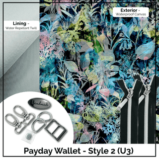 Payday Wallet/Purse - A COMPLETE KIT, Including Pattern, Foam & Fabric!! - Emmaline Bags Inc.